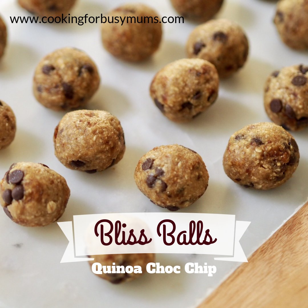 Quinoa Choc Chip Bliss Balls