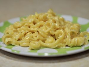 Zucchini Mac n Cheese under 5 Minutes