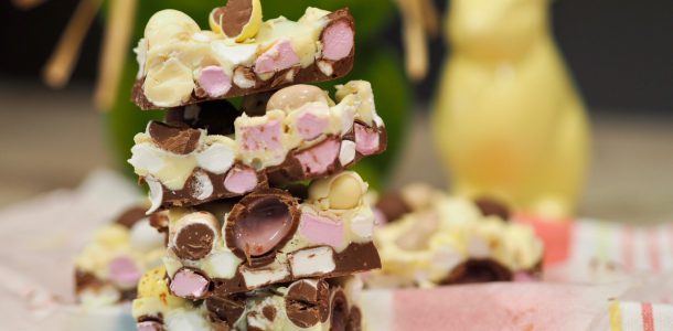 Two Layer Easter Rocky Road