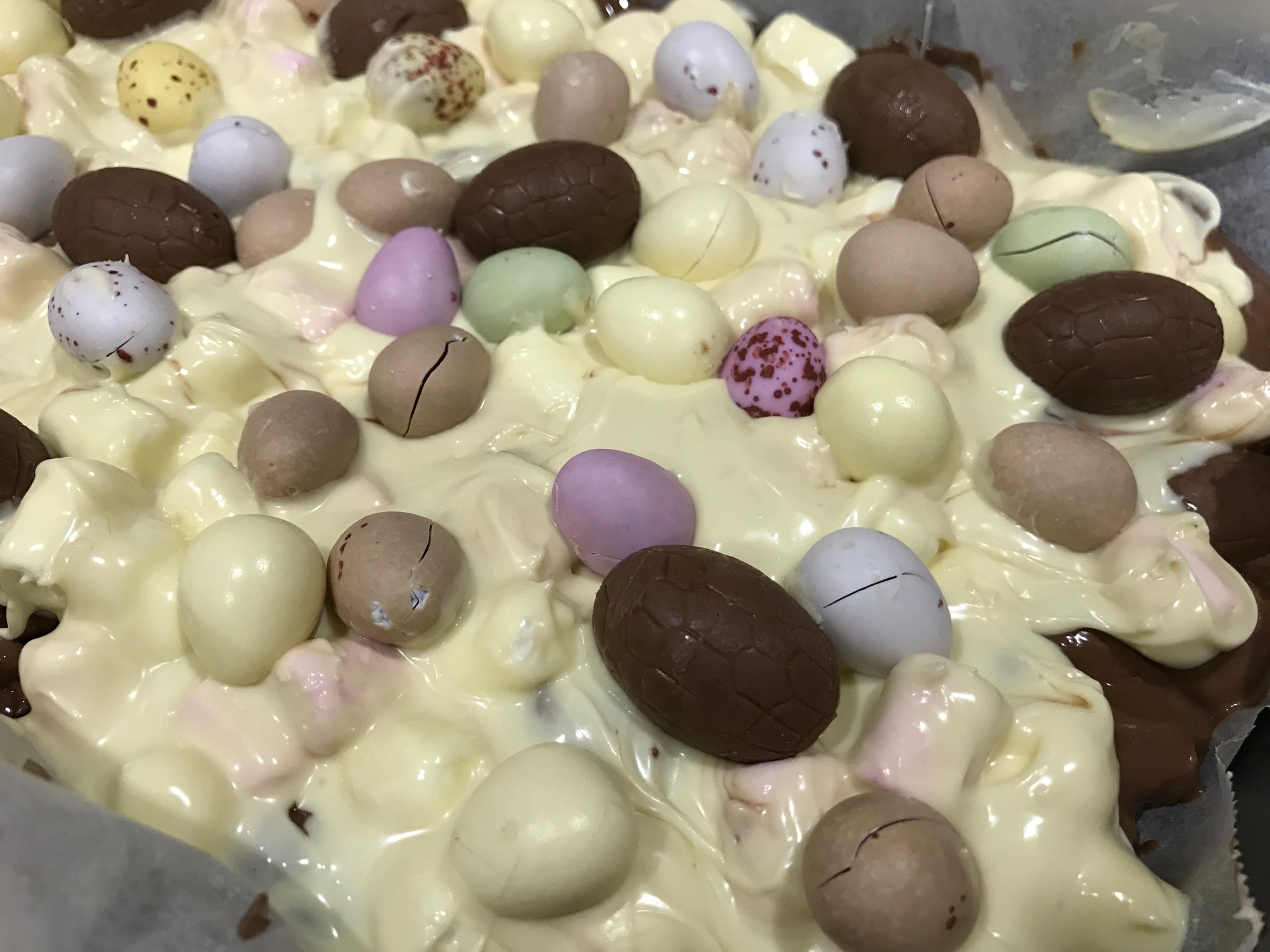 Two Layer Easter Rocky Road