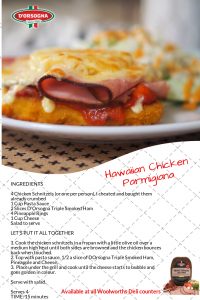 Hawaiian Chicken Parmigiana