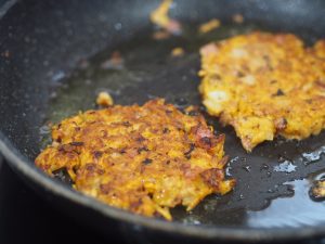 Sweet Potato and Bacon Fritters