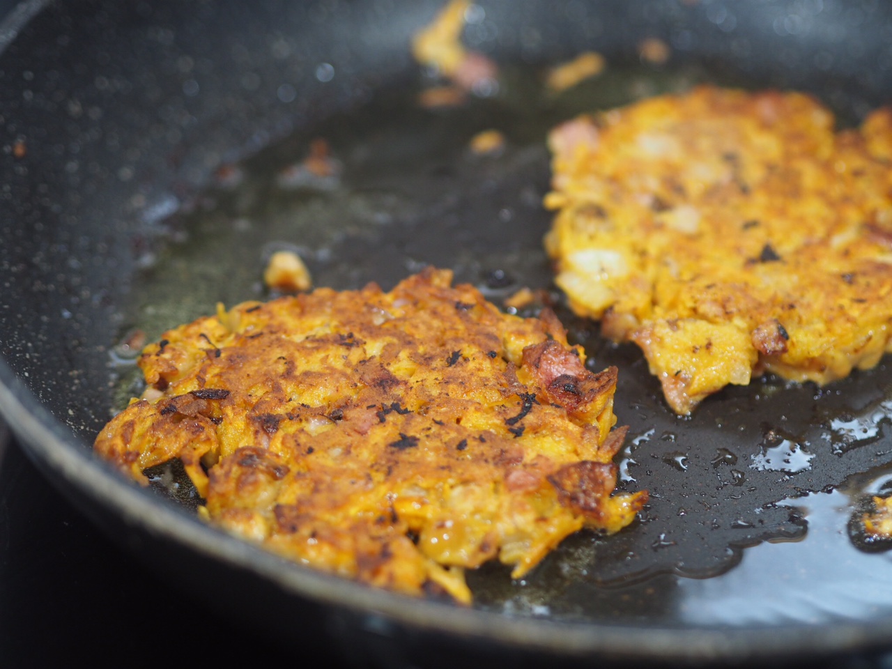 Sweet Potato and Bacon Fritters