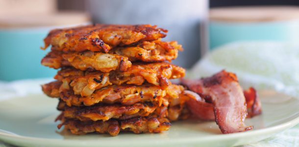 Sweet Potato and Bacon Fritters