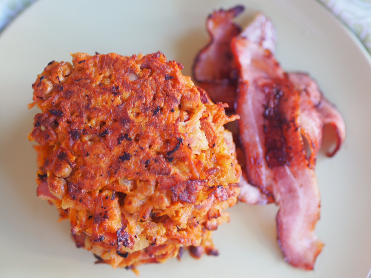 Sweet Potato and Bacon Fritters