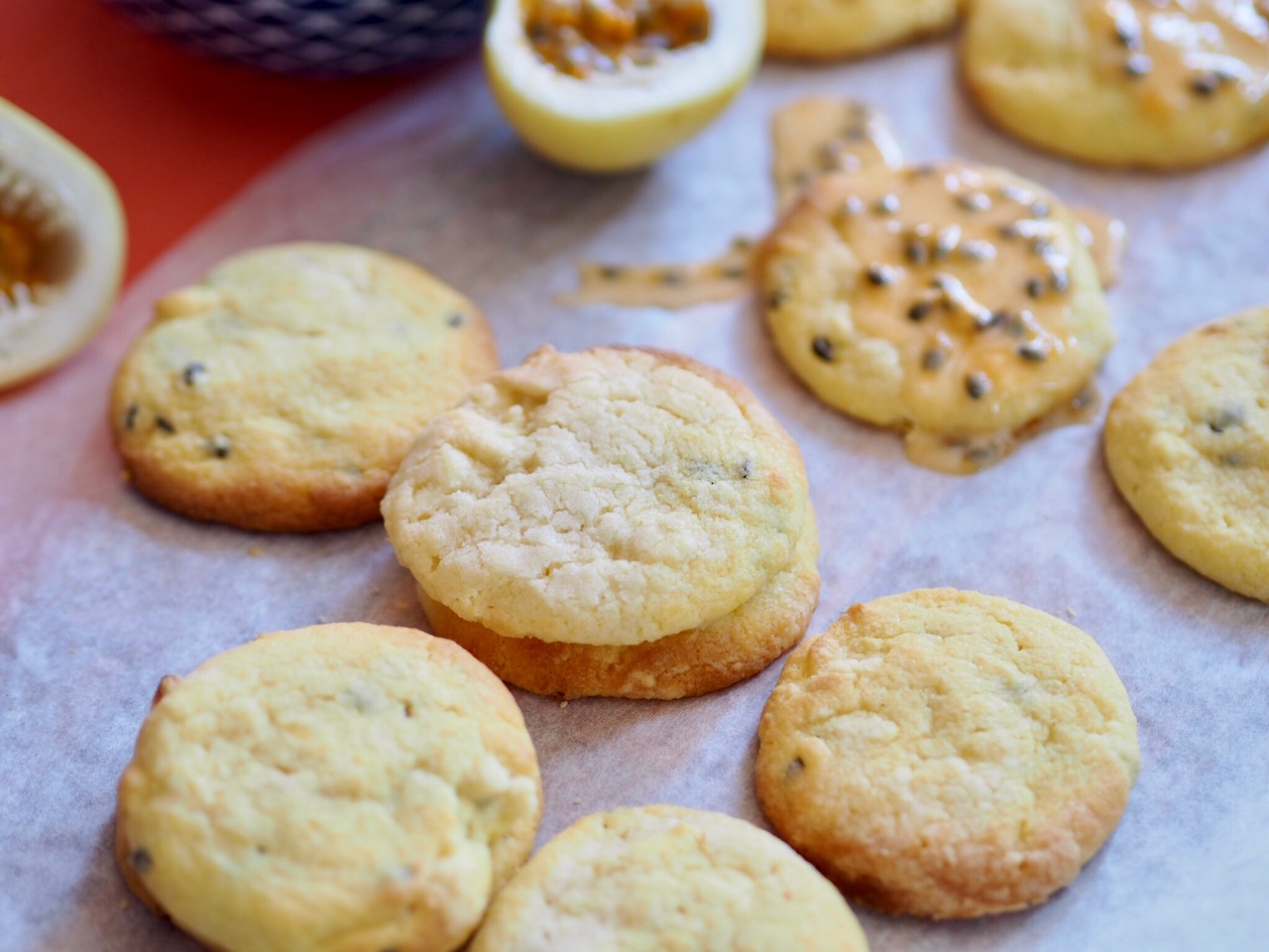 Passionfruit Shortbread