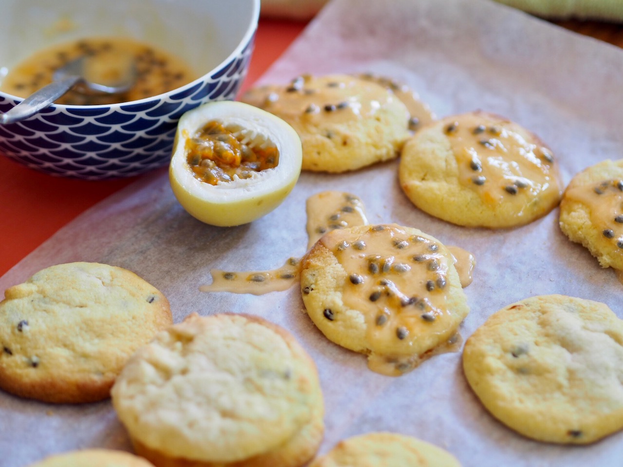 Passionfruit Shortbread