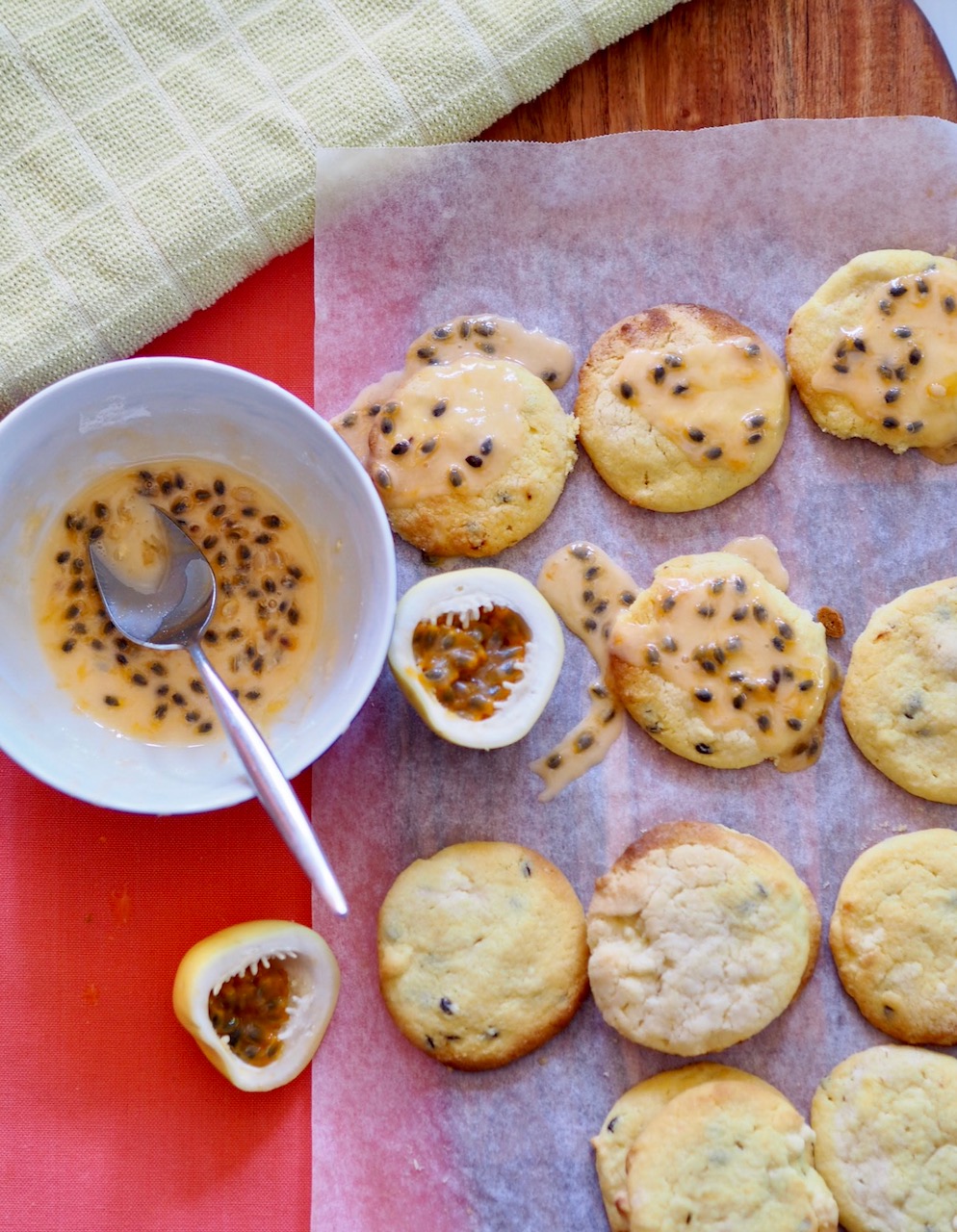 Passionfruit Shortbread