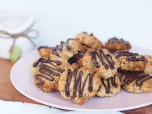 Granola Choc Drizzle Biscuits