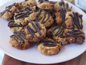 Granola Choc Drizzle Biscuits