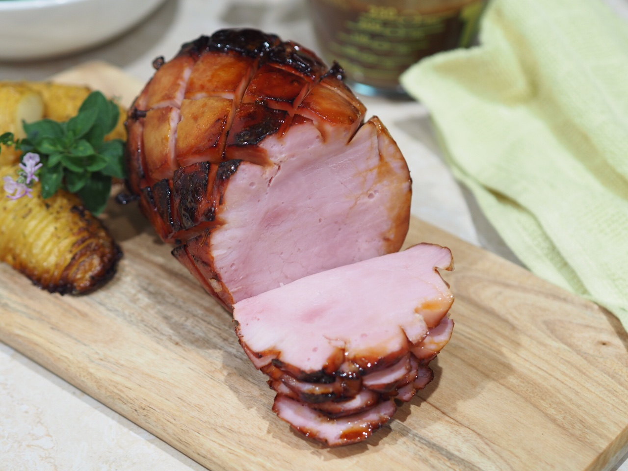 Honey and Orange Baked Leg Ham