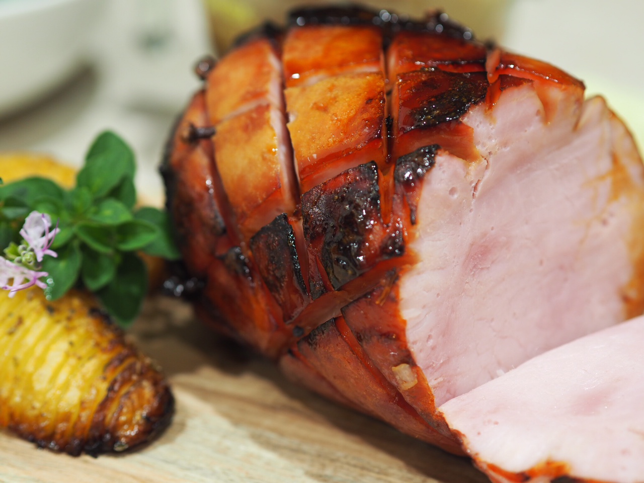 Honey and Orange Baked Leg Ham