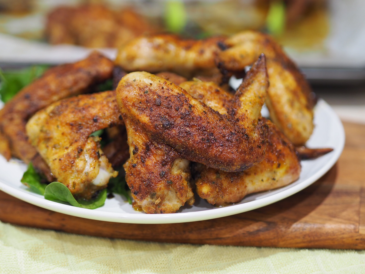 Chicken Curry Dusted Chicken Wings