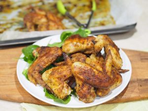 Chicken Curry Dusted Chicken Wings