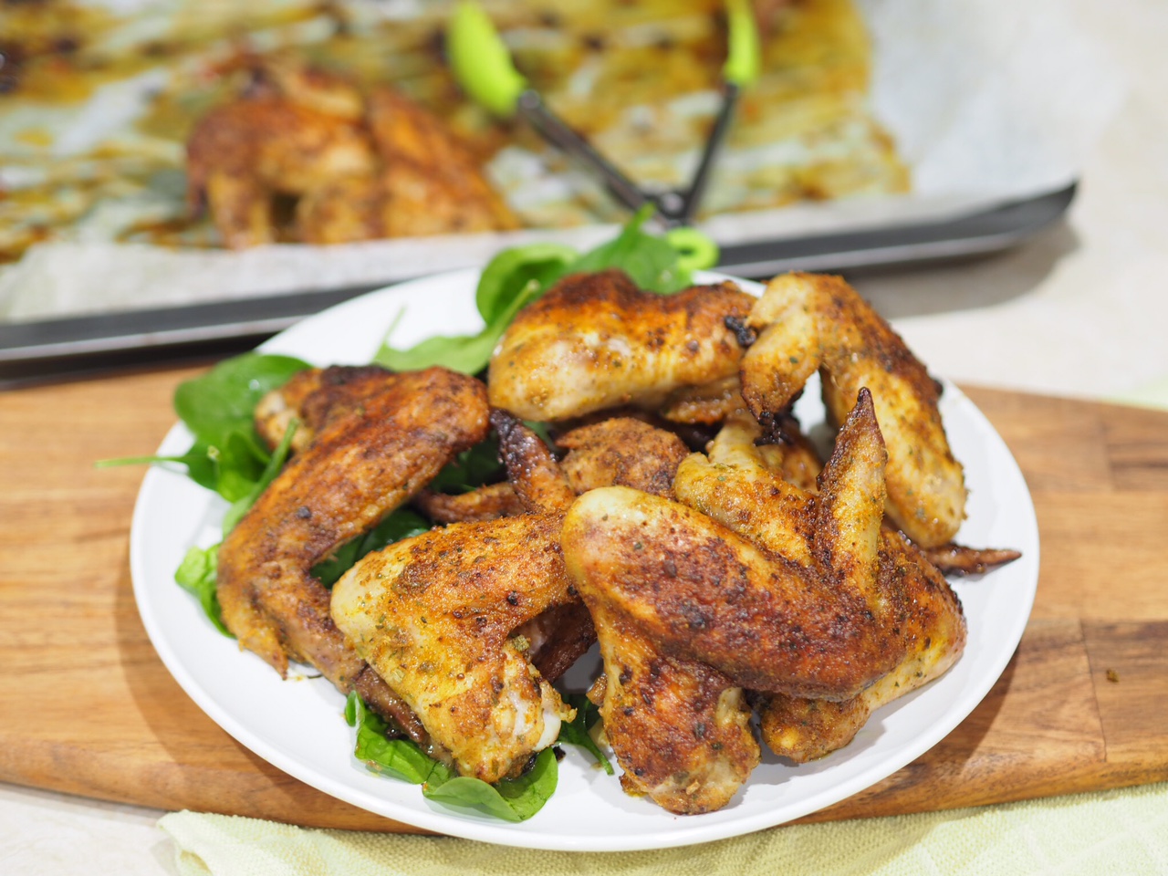 Chicken Curry Dusted Chicken Wings - This Is Cooking for Busy MumsThis