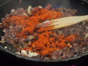 Beef Bolognese Casserole with Parmesan Dumplings