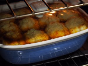 Beef Bolognese Casserole with Parmesan Dumplings