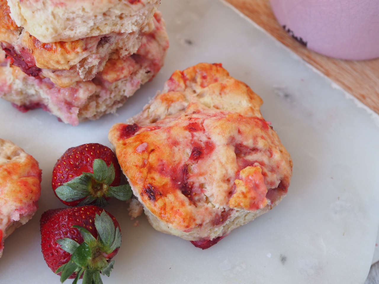 Strawberry Scones