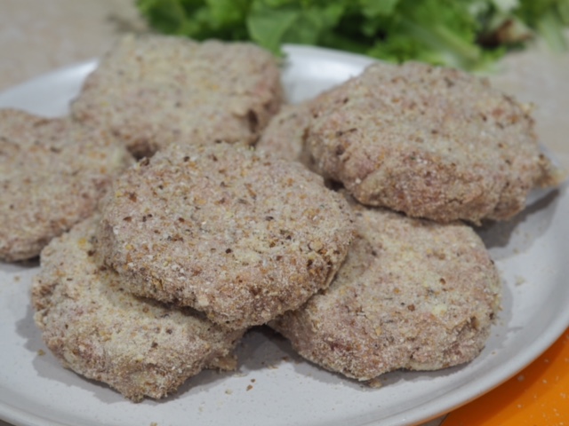 Turkey and Salami Burger patties