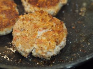 Turkey and Salami Burger patties