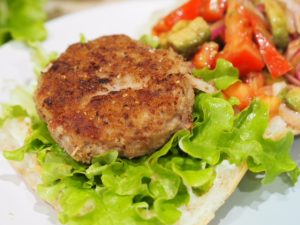 Turkey and Salami Burger patties