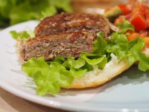 Turkey and Salami Burger patties