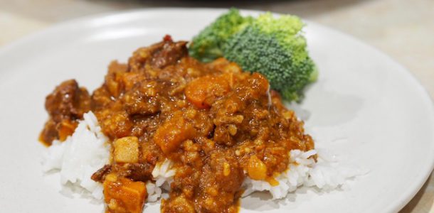 Beef Bolognese Casserole with Parmesan Dumplings