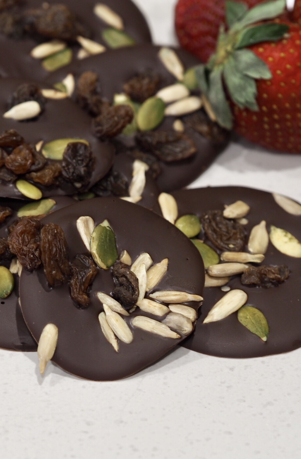 Dark Chocolate and Seed Mix Discs