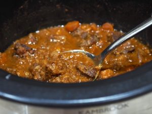 Beef Bolognese Casserole with Parmesan Dumplings