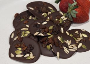 Dark Chocolate and Seed Mix Discs