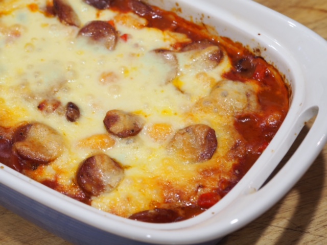 Baked Gnocchi and Chorizo