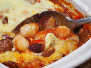 Baked Gnocchi and Chorizo