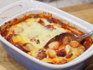 Baked Gnocchi and Chorizo