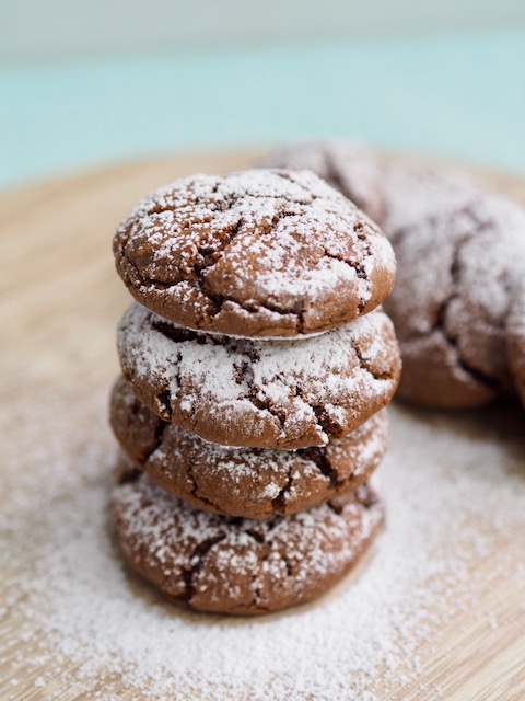 Chocolate Crinkle Biscuits