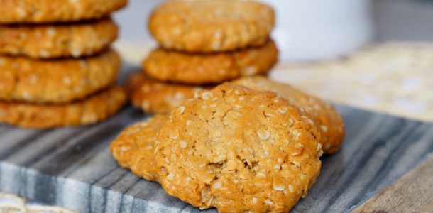 Oat, Peanut Butter and Honey Biscuits