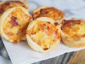 Smokey BBQ Streaky Bacon and Leek Tartlets