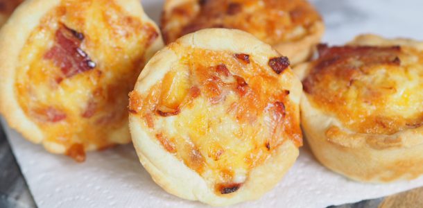 Smokey BBQ Streaky Bacon and Leek Tartlets