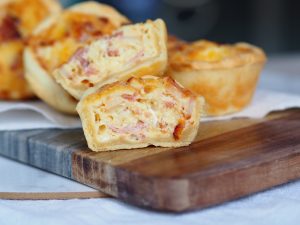 Smokey BBQ Streaky Bacon and Leek Tartlets