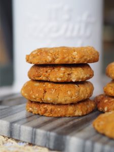 Oat, Peanut Butter and Honey Biscuits