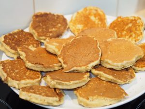 Wholemeal No Added Sugar Apple and Banana Pikelets