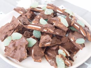 Mint Slice Chocolate Bark