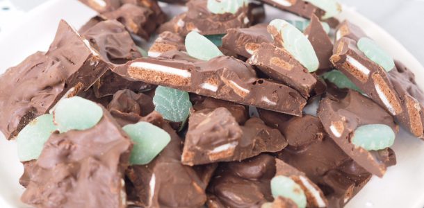 Mint Slice Chocolate Bark