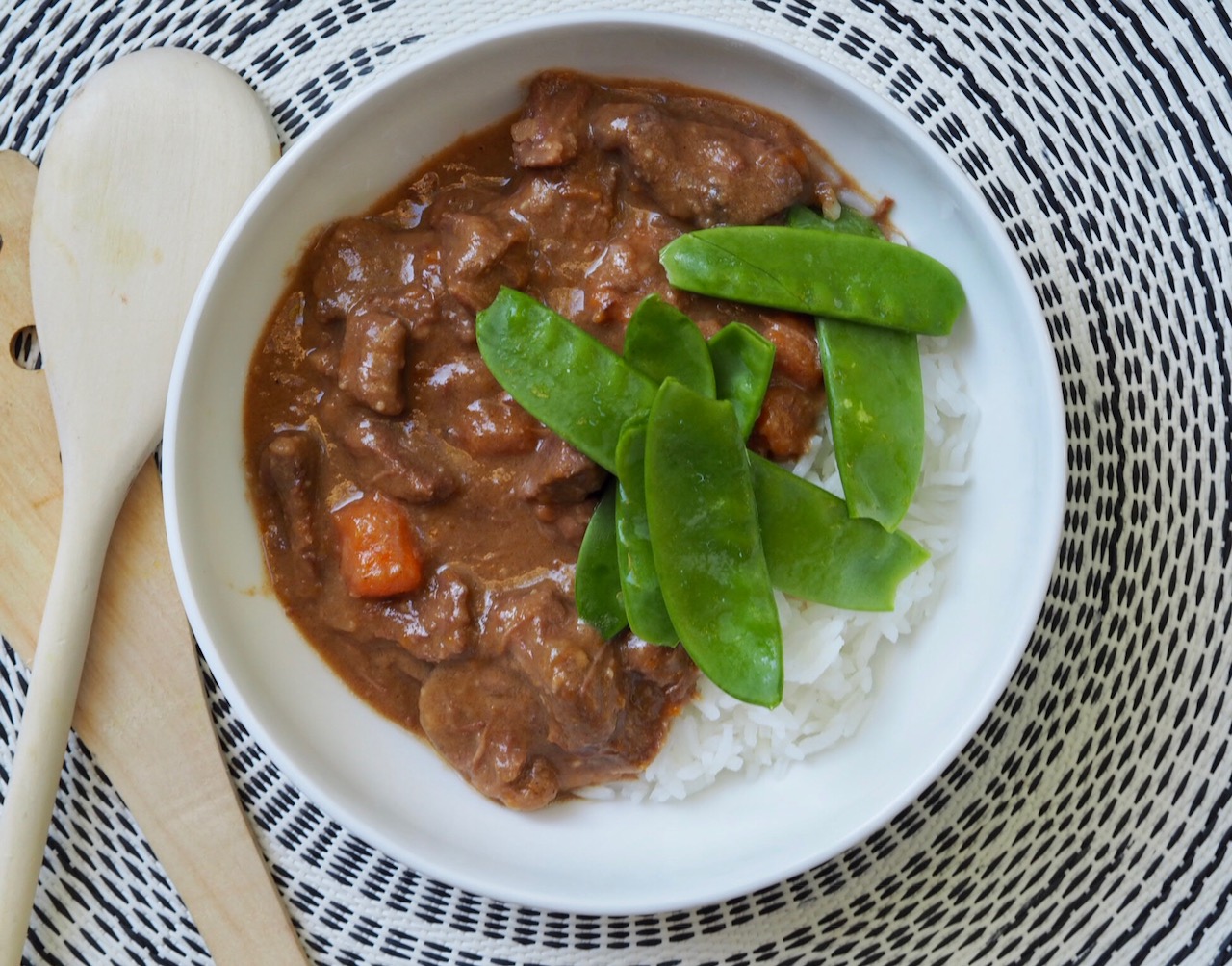 Slow Cooker Satay Beef