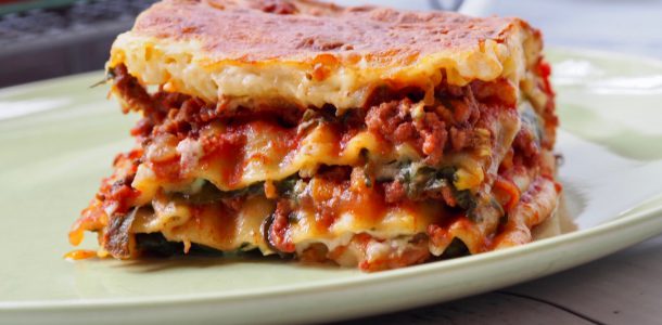 Beef and Bacon Lasagna