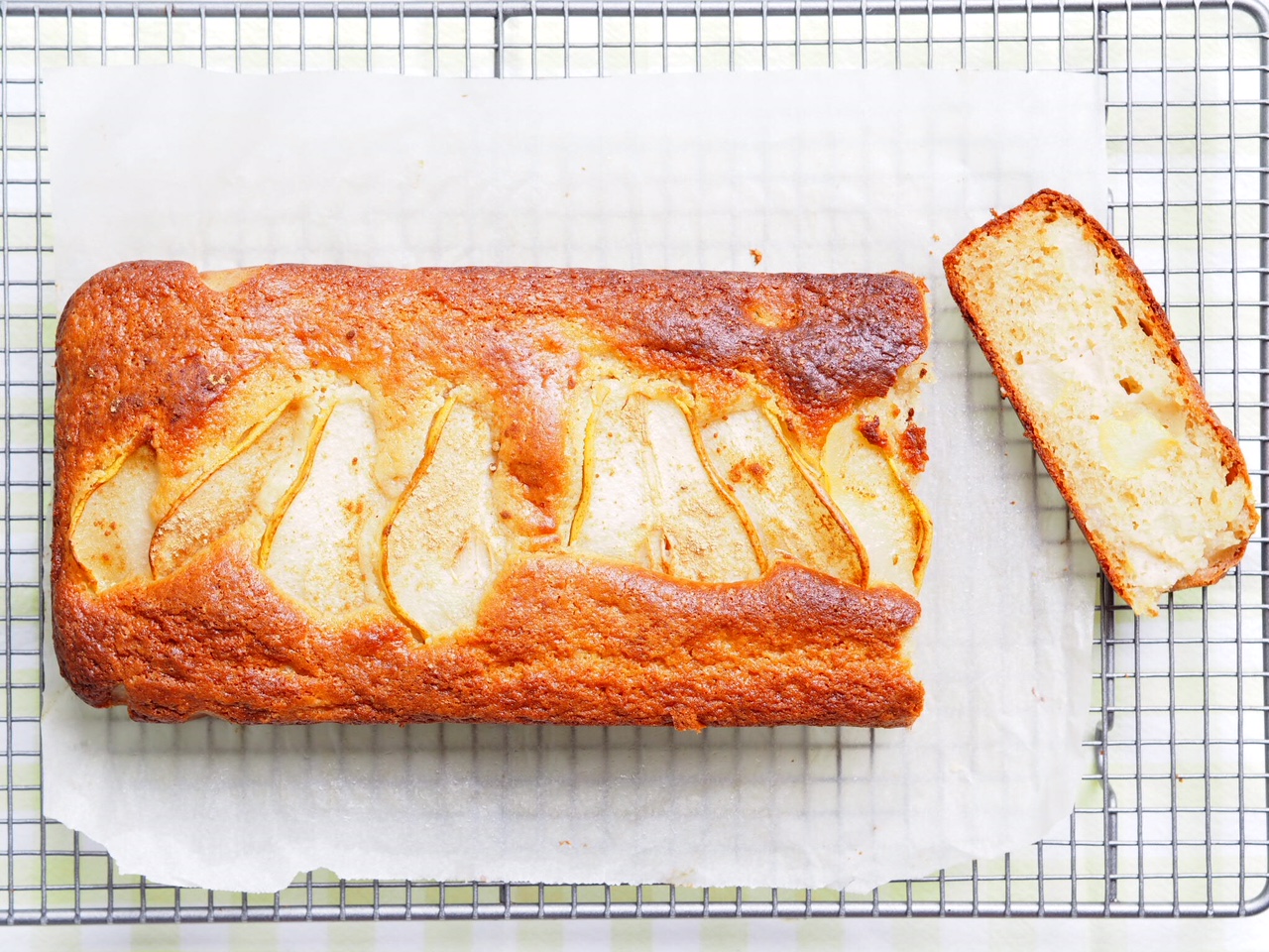 Spiced Pear and Yoghurt Loaf