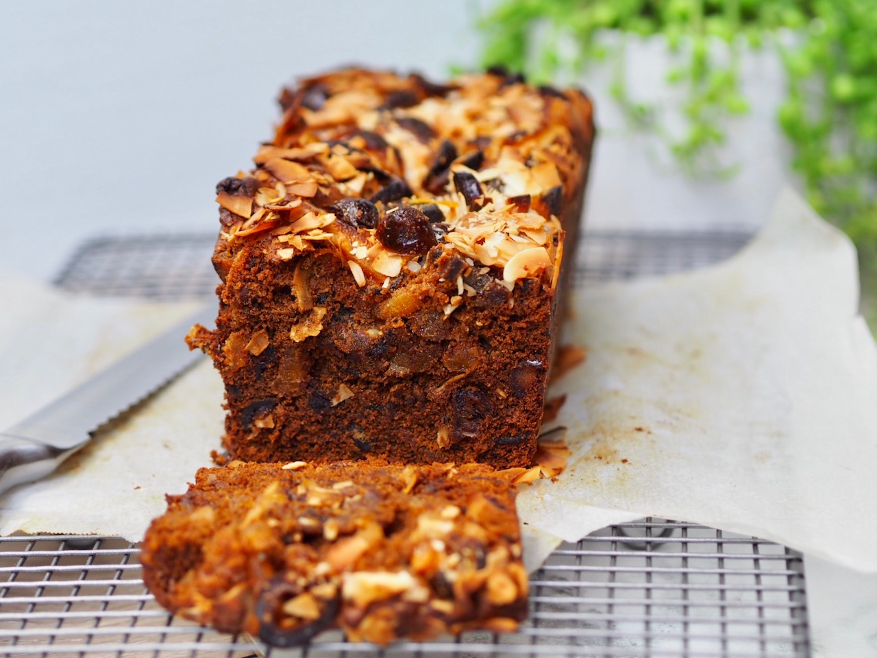 One Bowl Melt and Mix Date and Apricot Loaf