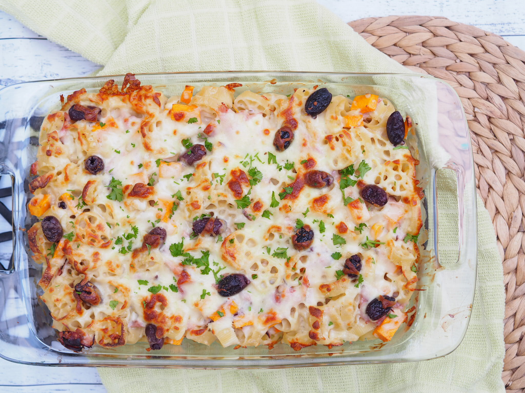 Creamy Mushroom and Ham Pasta Bake - This Is Cooking for Busy MumsThis