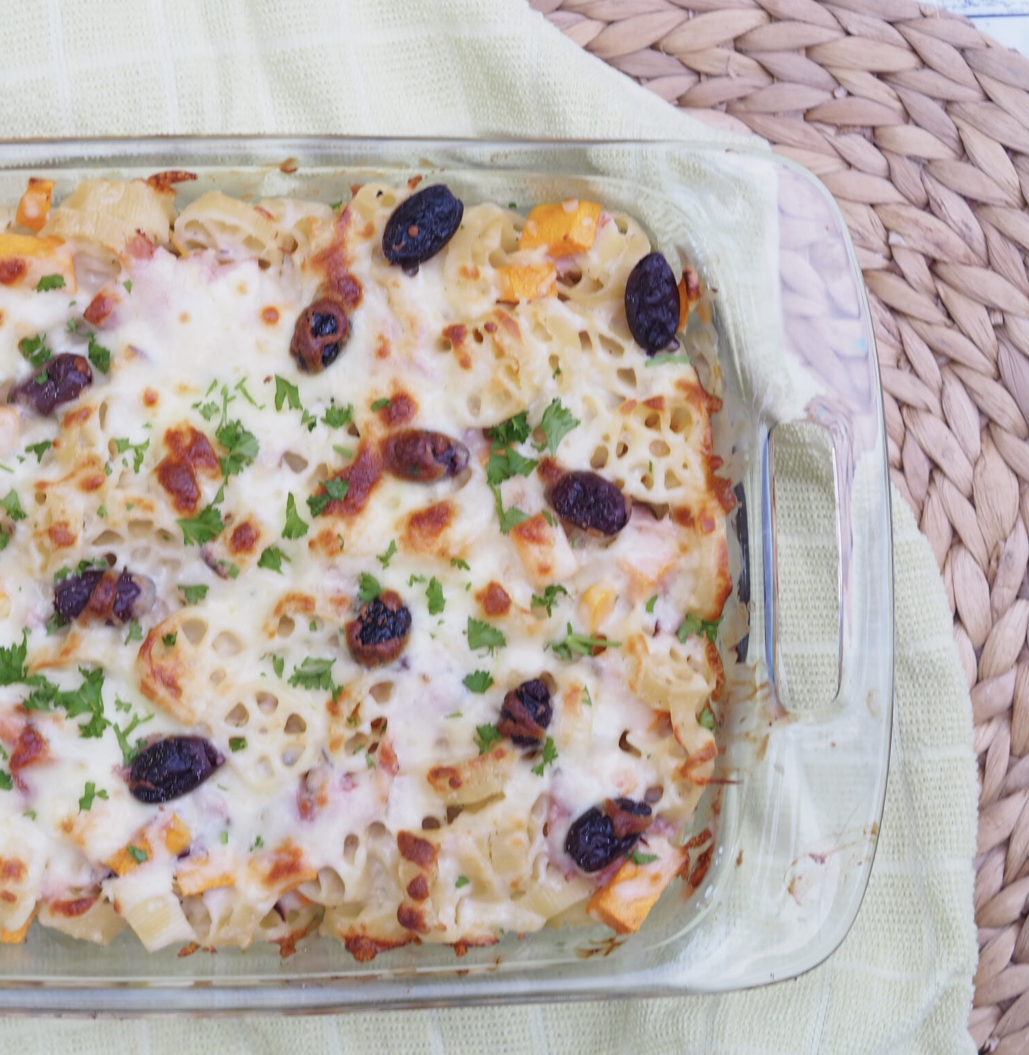 Creamy Mushroom and Ham Pasta Bake - This Is Cooking for Busy MumsThis