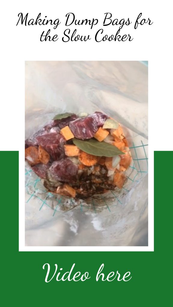 Making Dump Bags for the Slow Cooker - This Is Cooking for Busy