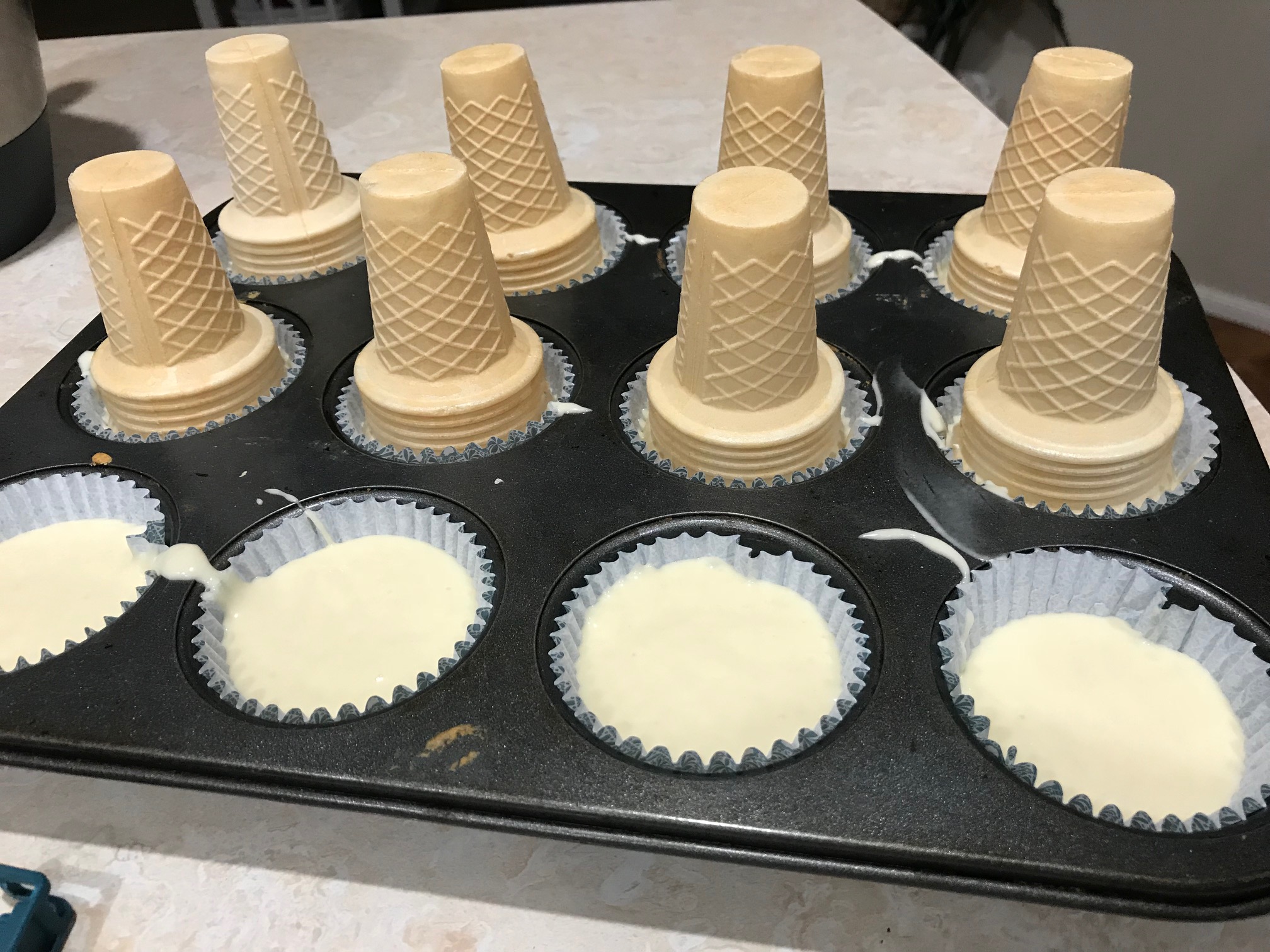 Cupcake Ice Cream Cones